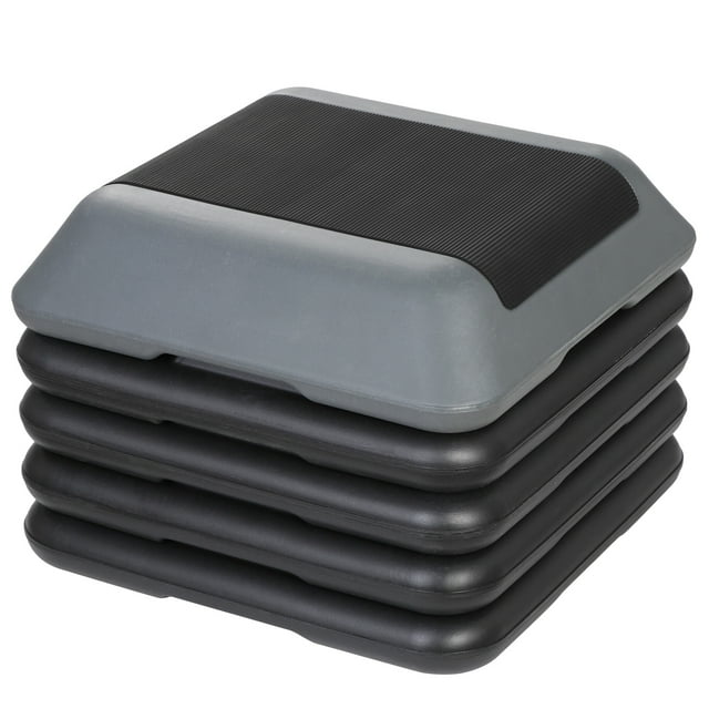 ZenSports 16'' Compact Aerobic Step Platform W/4 Risers, Height