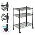 thumbnail image 1 of ZenSports 3-Tier Adjustable Storage Shelving Unit 220lbs Steel Organizer Mobile Wire Rack Kitchen Garage, 1 of 10