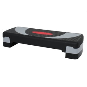 ZenSports 30'' Adjustable Workout Aerobic Step Platform W/4 Risers 4’’- 6’’- 8’’, Exercise Stepper Non-Slip Surface