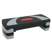 ZenSports 30'' Adjustable Workout Aerobic Stepper 550lbs Exercise Step Platform W/4 Risers