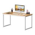 thumbnail image 1 of ZenSports 47-inch Home Office Computer Desk Modern Large MDF Adult Study Desk Natural, 1 of 9