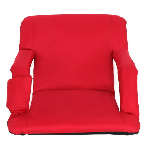 ZenSports 5 Reclining Folding Stadium Seat Bleacher Chair Red
