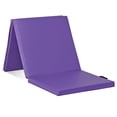 thumbnail image 1 of ZenSports 6’x2’ Tri-Fold Exercise Mat Portable Gymnastics Mat for Stretching Yoga Core Workouts Purple, 1 of 10