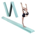 thumbnail image 1 of ZenSports 9FT Tri-Fold Balance Beam - Portable Home Gymnastics Kids Training Anti-Slip Base, Green, 1 of 8
