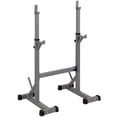 thumbnail image 1 of ZenSports Heavy Duty Weight Rack with Dual Mounting Modes, Adjustable Squat Barbell Stand Home Gym Strength Training Equipment for Squat Bench Press, Gray, 1 of 10
