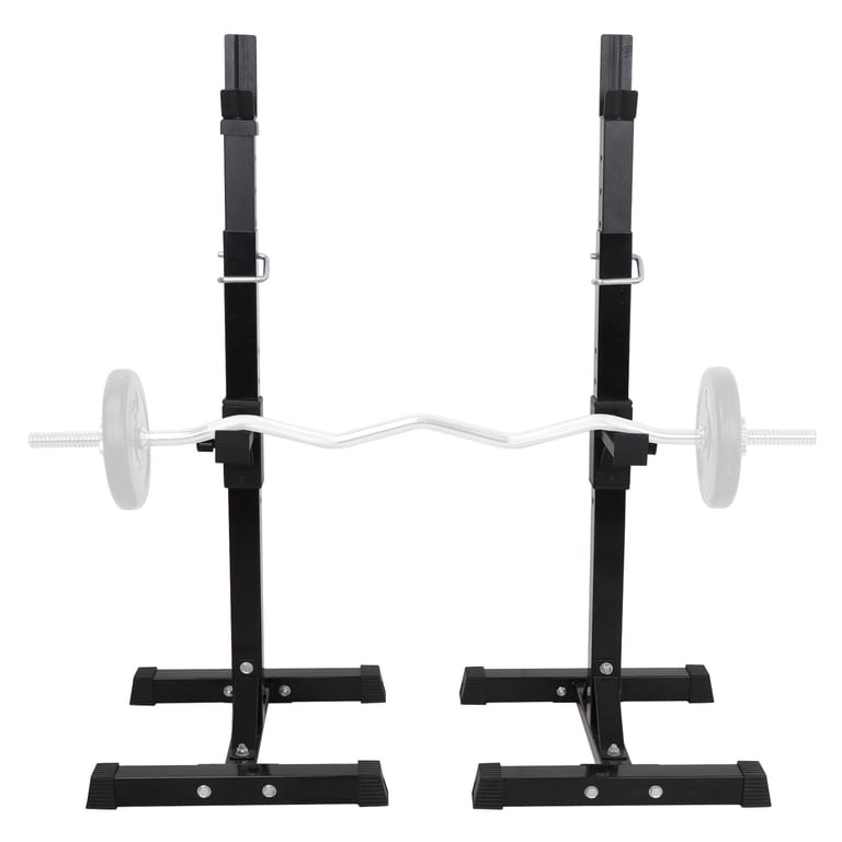 ZenSports, Squat Rack, Black Steel, Adjustable Barbell, 550 lb