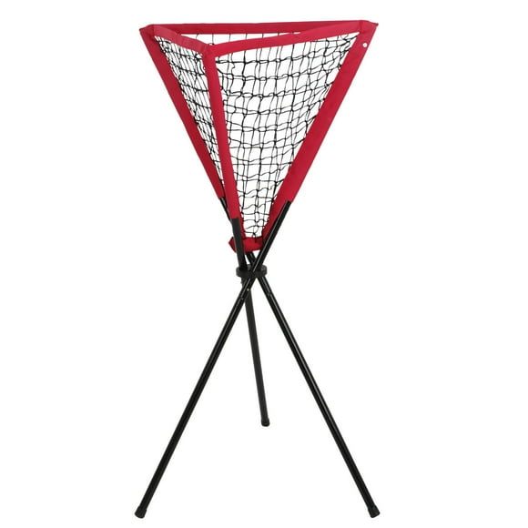 ZenSports Tripod Ball Caddy W/ Carry Bag Baseball/Softball Portable Batting Practice, No More Bending