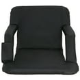 thumbnail image 1 of ZenStyle Black Stadium Seat, 1 of 7