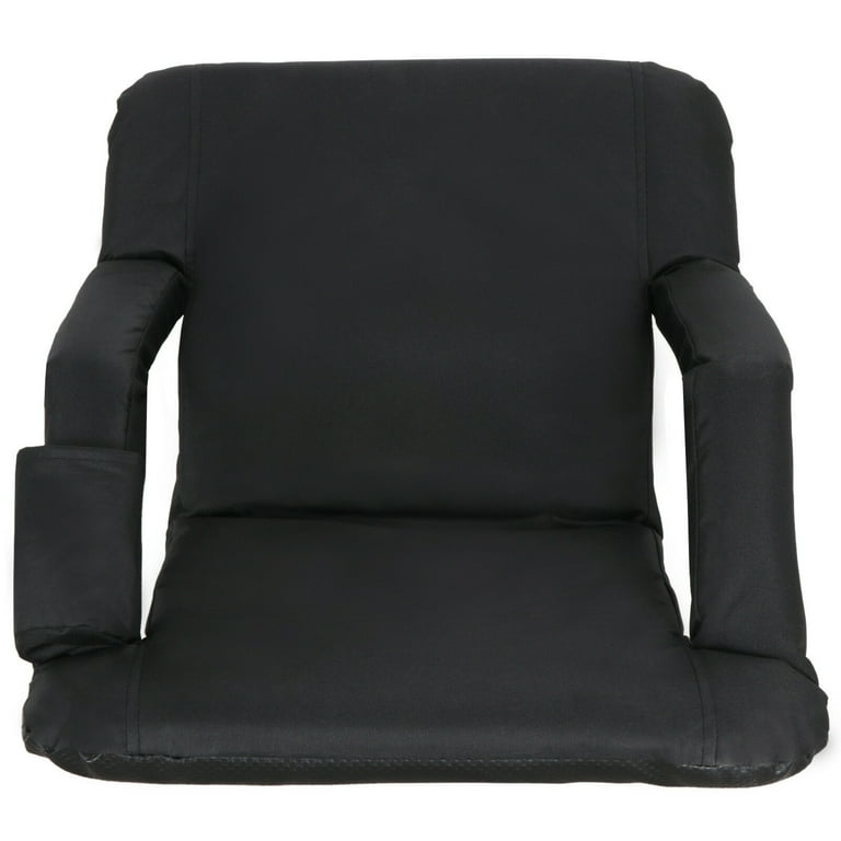 ZenStyle Black Stadium Seat - Walmart.com