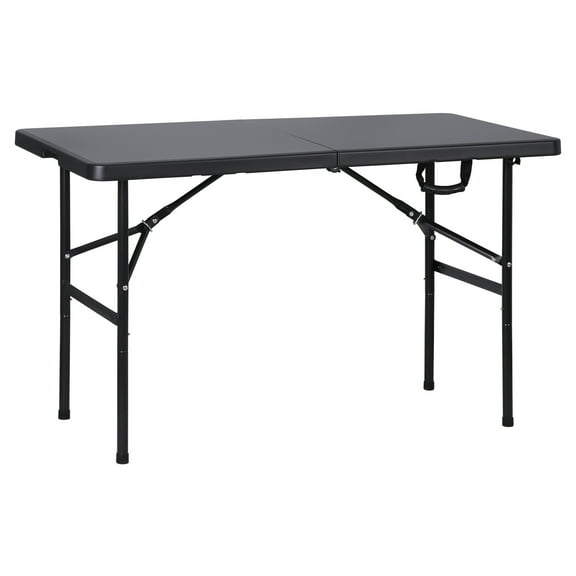 ZenStyle Foldable Portable Camping Table, Black