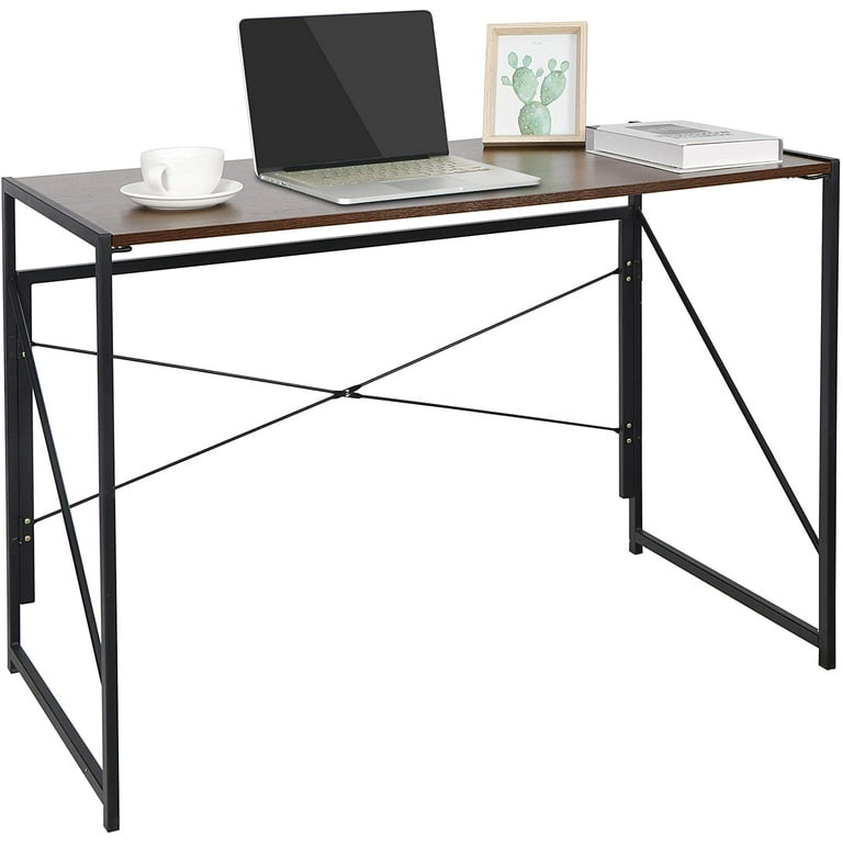 Zenstyle Computer Desk 55 Large Office Desk Computer Table Laptop PC Simple Study Writing Desk for Home Office, Black