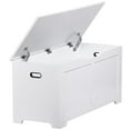 thumbnail image 1 of ZenStyle Lift Top Freestanding Shoe Rack with Safety Hinges, White, 1 of 11
