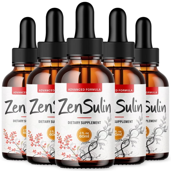 ZenSulin Advanced Formula Drops Natural Support Supplement Zen Sulin 150 Servings
