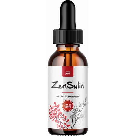 ZenSulin Liquid Drops – Zen Sulin Natural Blend Healthy Organic Support, 1 Pack, 1 Month Supply