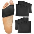thumbnail image 1 of ZenToes Metatarsal Sleeve with Cushioned Gel Pads, Medium, Black, 4 Count, Unisex, 1 of 8
