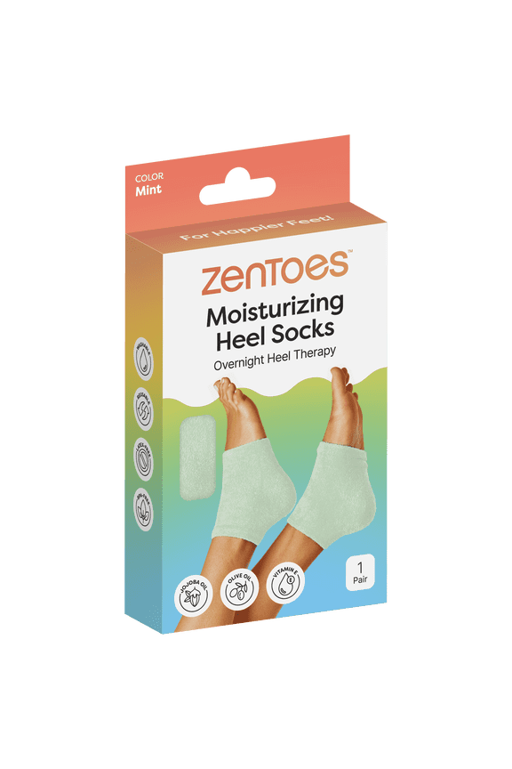 Moisturizing Gel Heel Socks for Foot Care and Healing