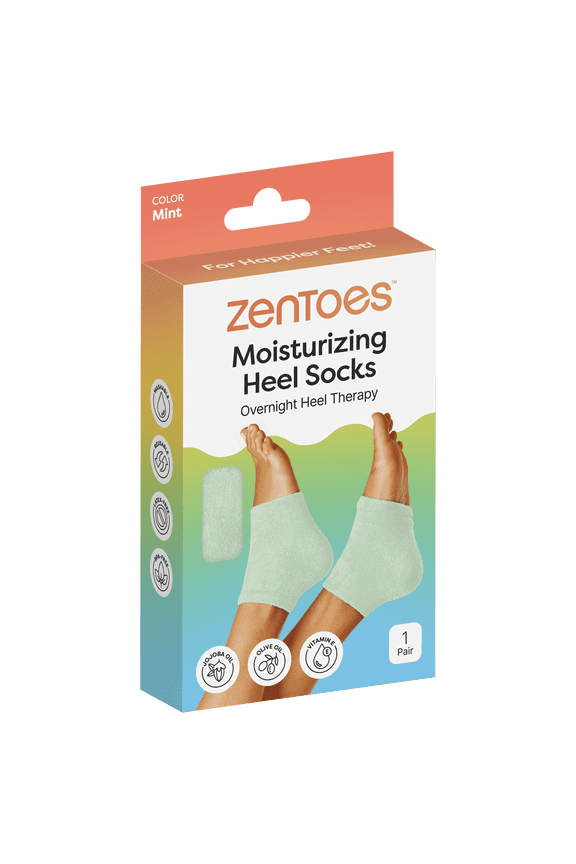 Moisturizing Gel Heel Socks for Foot Care and Healing