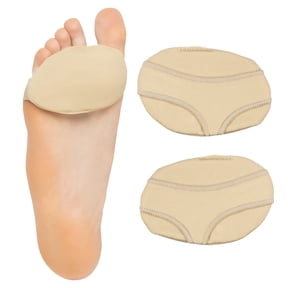 Zentoes Metatarsal Pads for Feet Flexible Slip-On Gel Padding, for Men and Women, Beige