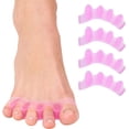thumbnail image 1 of ZenToes Silicone Toe Separators and Straighteners for Bunion and Hammertoe Relief, Correct Toe Alignment, 2 Pairs, 1 of 8
