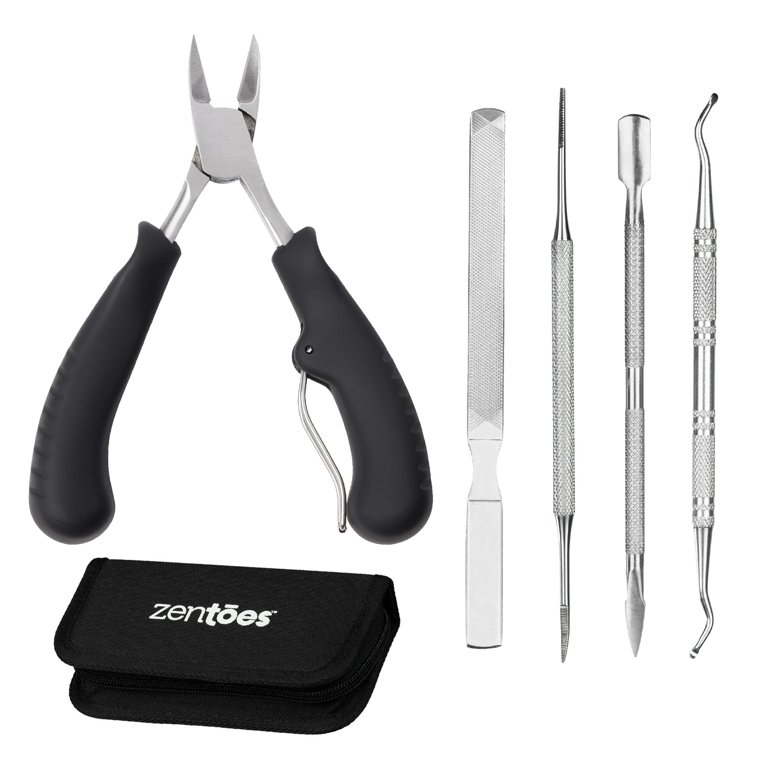 ZenToes Toe Nail Clipper Professional Pedicure Tools Set for Thick and  Ingrown Toenails, 1 - Fred Meyer