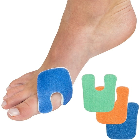 ZenToes U-Shaped Callus Pads, 10 Count for Foot & Heel Pain Relief