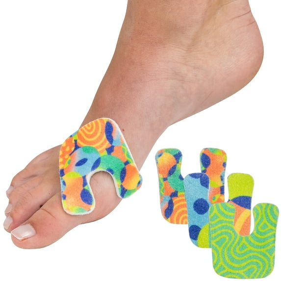 ZenToes U-Shaped Felt Callus Pads | Calluses Remover Cushion from Rubbing on Shoes | Helps Reduce Foot and Heel Pain, 18 Ct