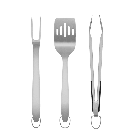 Zenport 880006A 3-Piece Barbeque Grill Tool Set