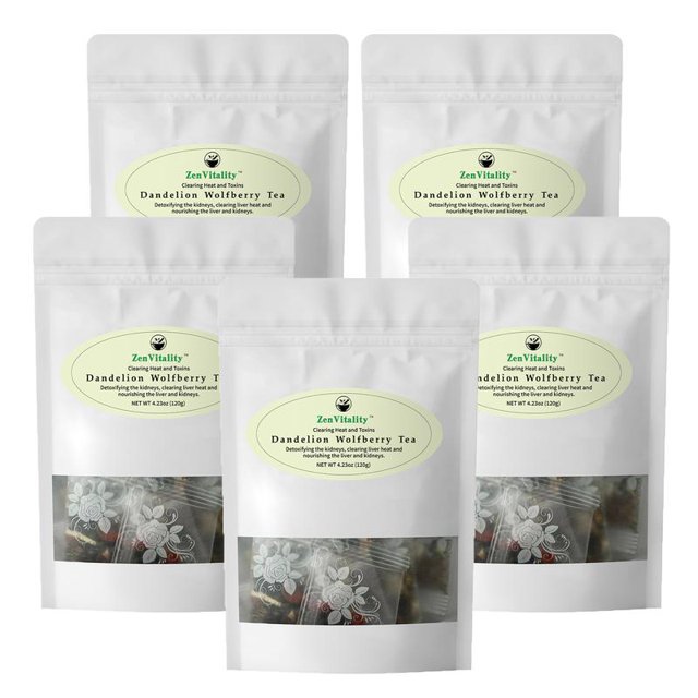 ZenVitality Dandelion Wolfberry Tea a Natural Blend of Six Herbal