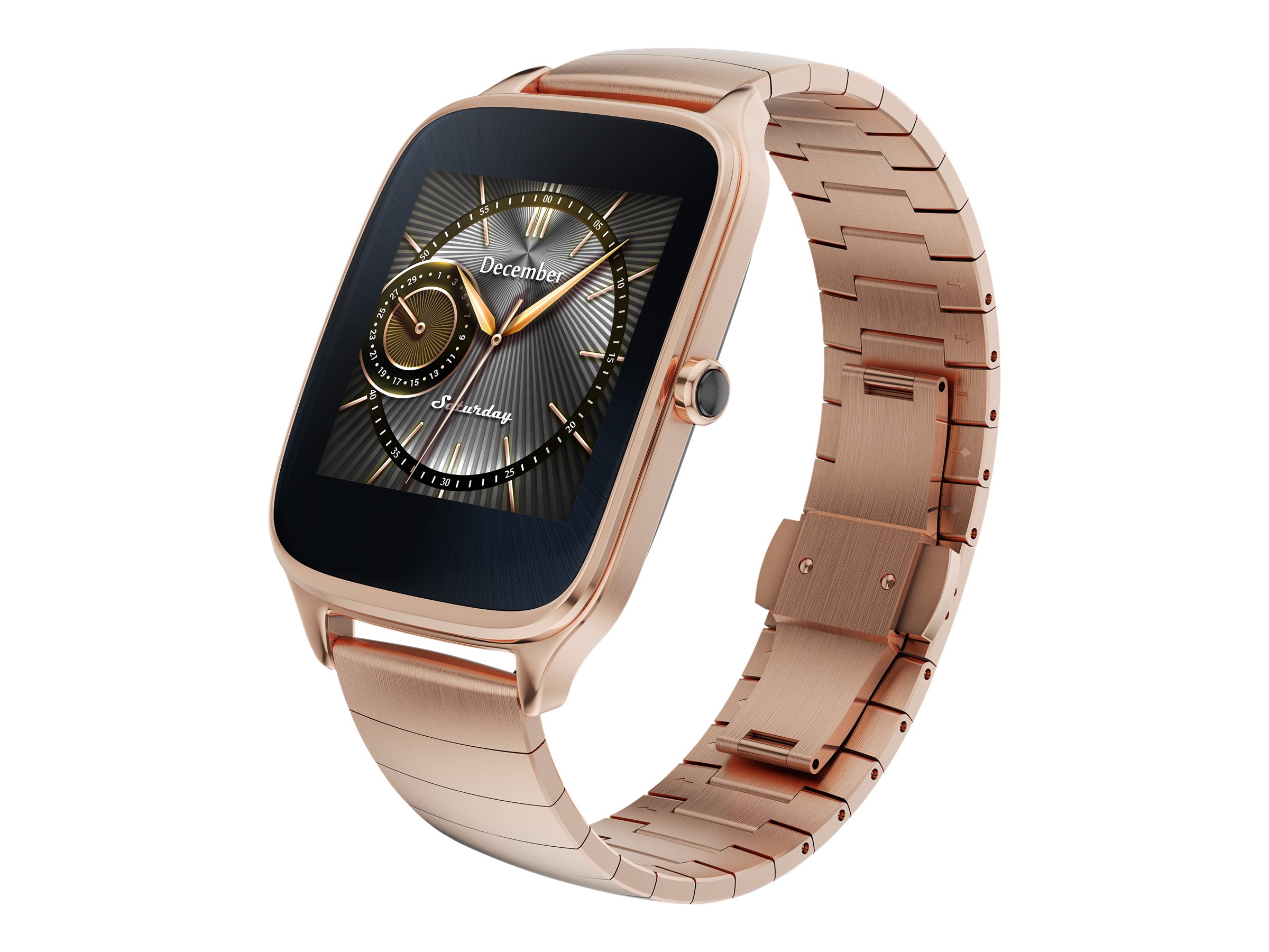 ZenWatch 2 Gold Metal 41mm Smart Watch with HyperCharge Battery