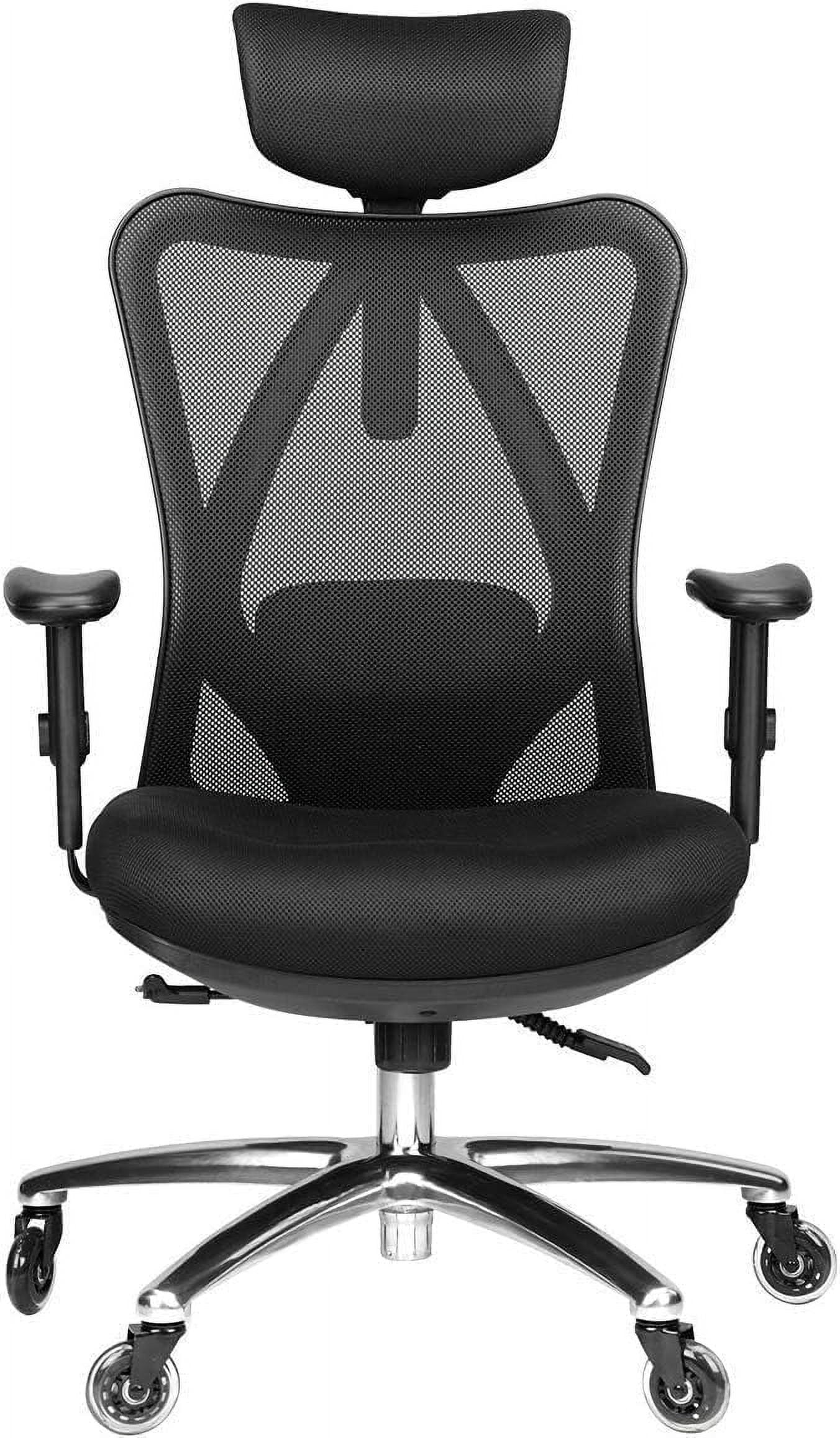 ZenZone Ergonomic Office Chair Adjustable Desk Chair with Lumbar Support and Rollerblade