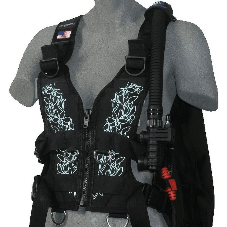 Zena BCD w/ Floral Glacier Blue Front Panel, Medium - Walmart.com