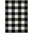 thumbnail image 1 of Zena Contemporary Geometric Area Rug, Black/ Ivory, 10' x 13', 1 of 2