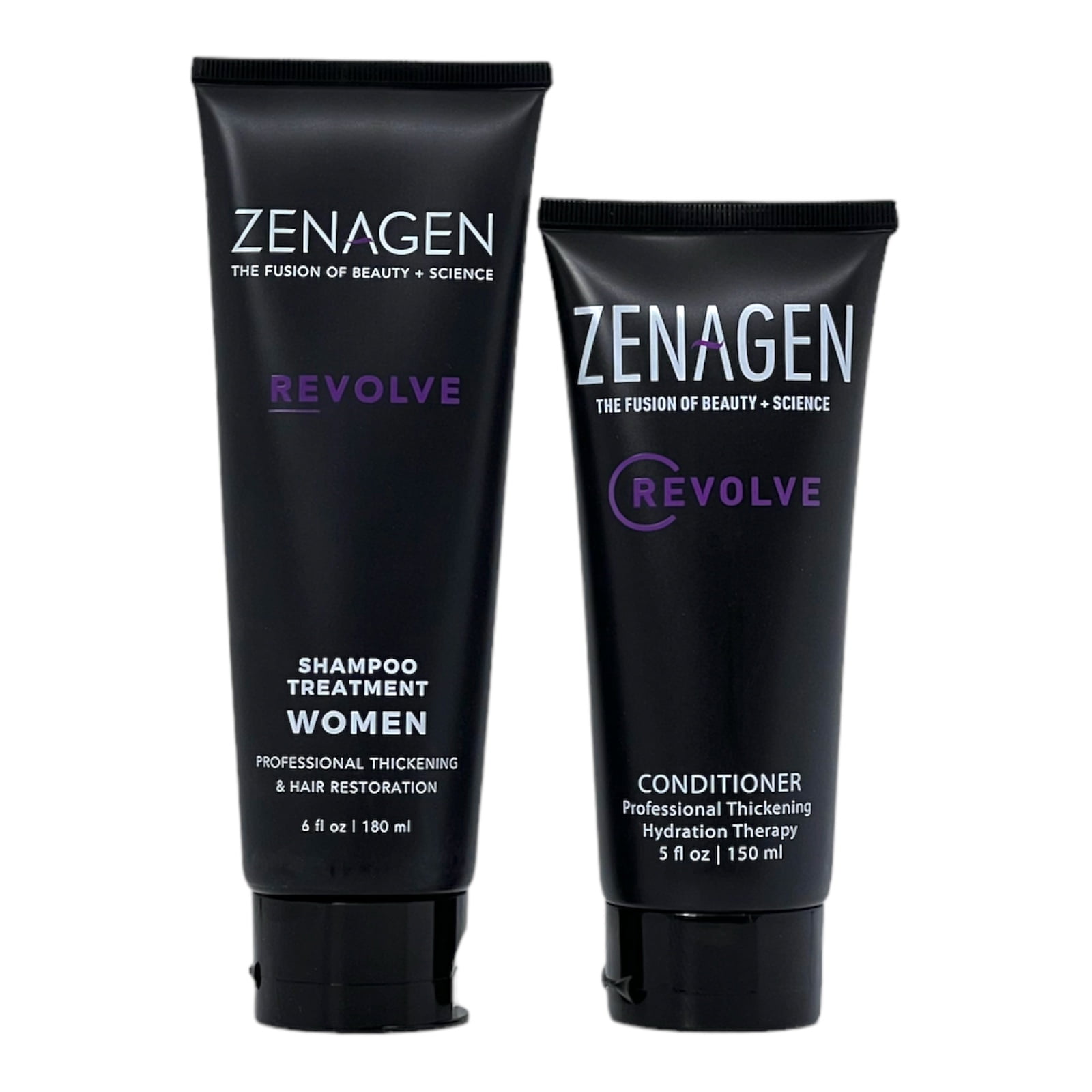 Zenagen Revolve Shampoo Treatment & Conditioner Set, 6 Oz & 5 Oz, Split