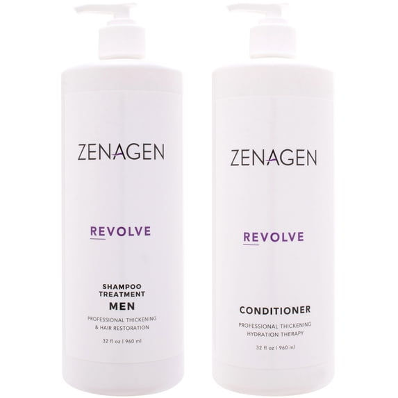 Zenagen Revolve Shampoo and Conditioner Duo Treatment for Men 32 oz