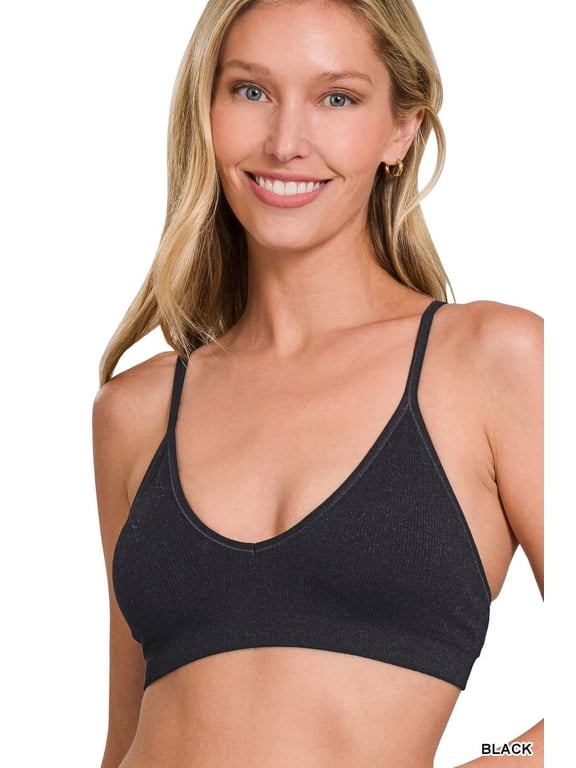 Casual Classic Seamless Classic Pull-On Sports Bra with Removable Pads