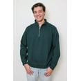 thumbnail image 1 of Men's French Terry Organic Cotton Fleece Quarter Zip Sweatshirt, 1 of 10