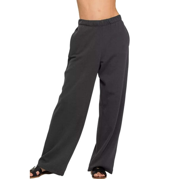 Zenana Fleece Sweatpant with Pockets