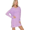 thumbnail image 1 of Zenana French Terry Acid Washed Dress with Pockets, 1 of 3