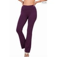 thumbnail image 1 of (Zenana Outfitters) Plus Size Premium Cotton Fold Over YOGA Pants, 1 of 1