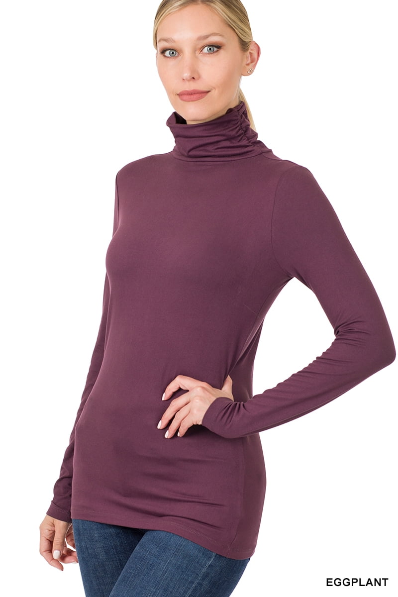 mock turtleneck plus size