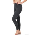 thumbnail image 1 of Zenana Plus Size High Waist Full Ankle Length Premium Thick Cotton Leggings, 1 of 2