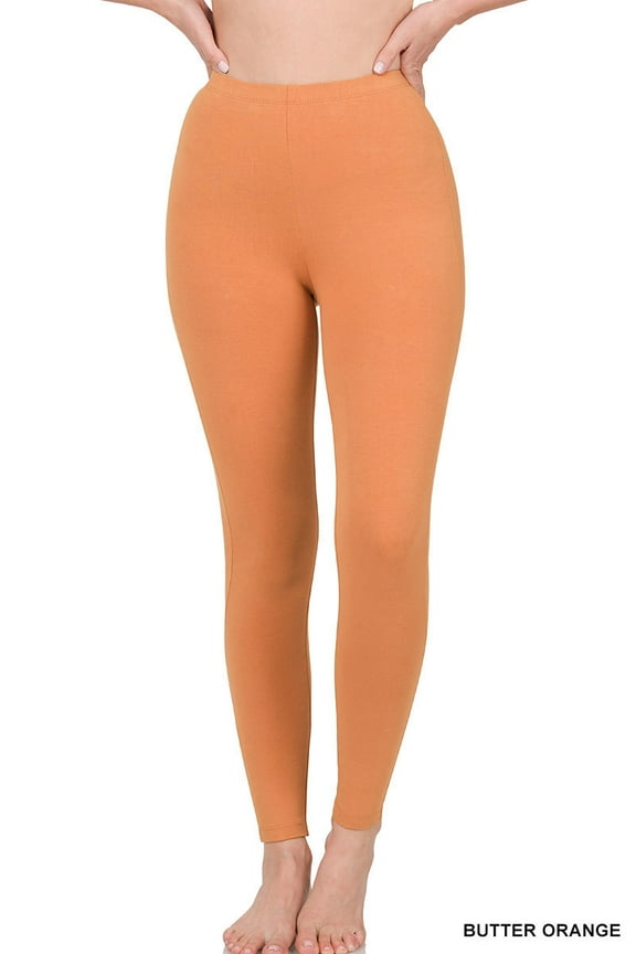 Plus Size High Waist Full Ankle Length Premium Thick Cotton Leggings