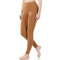 thumbnail image 1 of Zenana Plus Size Premium Cotton High Waist Full Ankle Length Leggings, 1 of 4