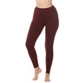 thumbnail image 1 of Zenana Premium Cotton Full Ankle Length Womens Basic Leggings - Multiple Solid Colors Sizes S-3X, 1 of 2
