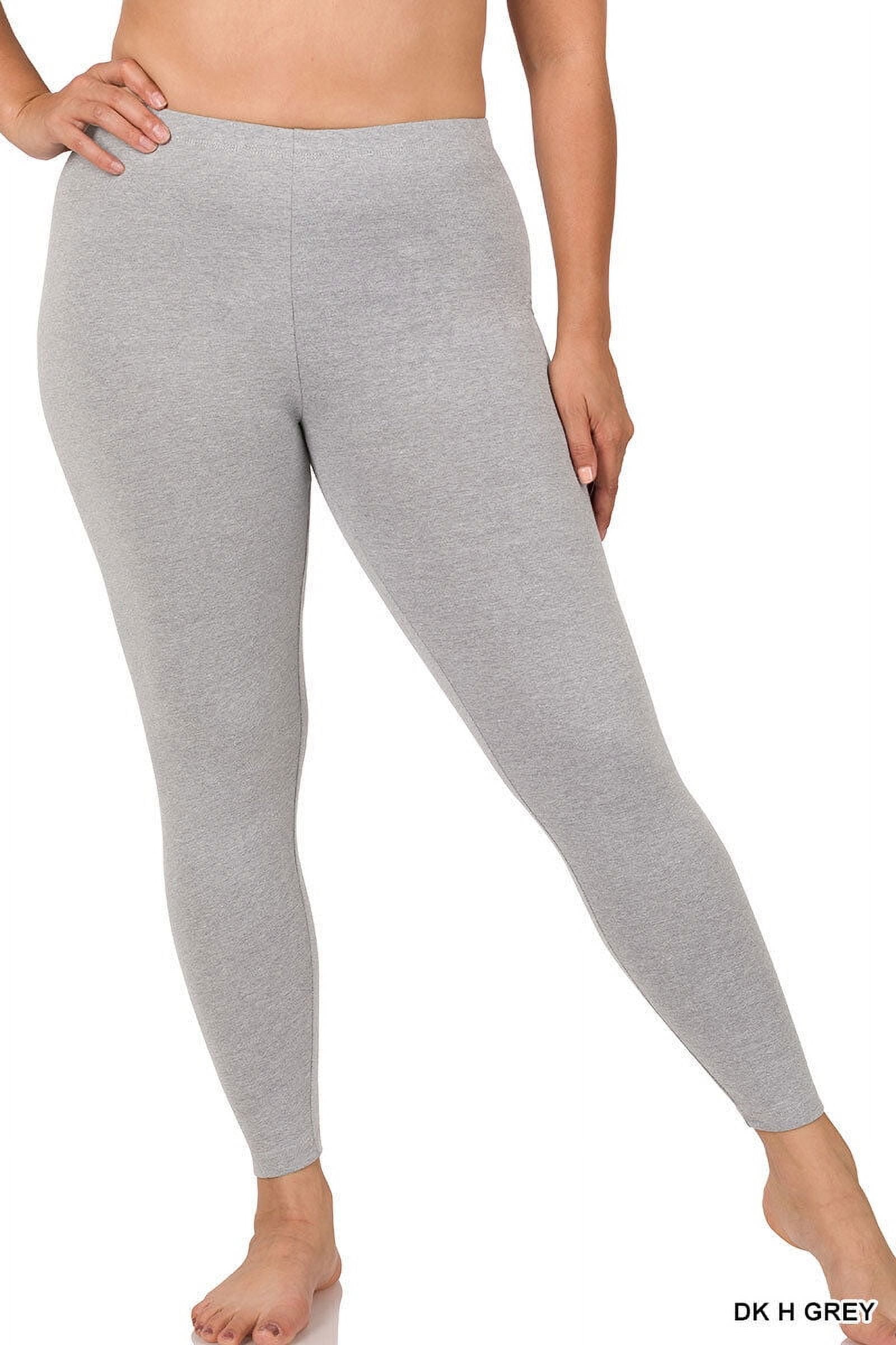 Womens Full Length Cotton Leggings All Sizes and Colors - High Quality