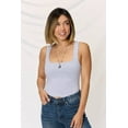 thumbnail image 1 of Zenana Square Neck Wide Strap Cropped Cami - Rosa Apparel, 1 of 5