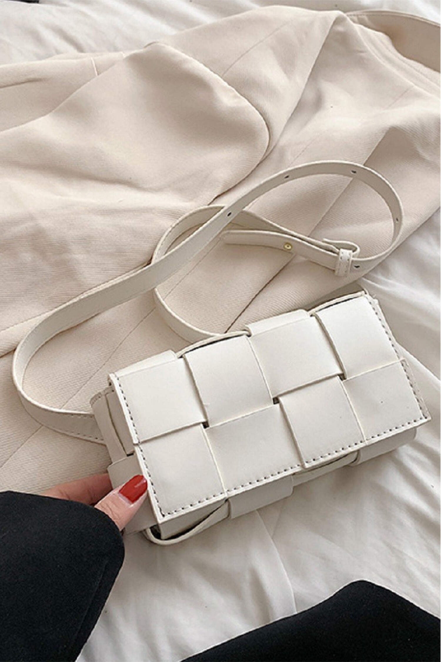 Zenana Corduroy Crossbody Bag with Removable Strap main image 1