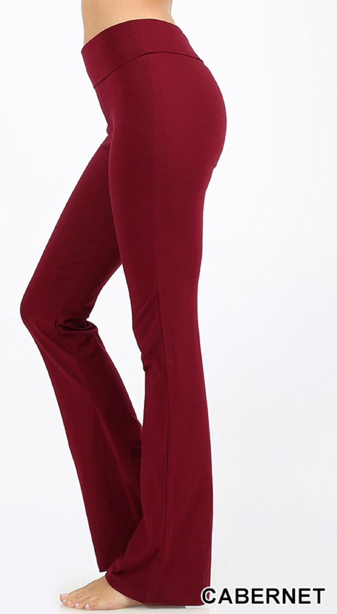 Zenana Full Size Fold Over Waist Comfy Wide Leg Pants Plus Size