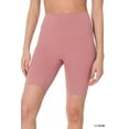 thumbnail image 1 of Zenana Women & Plus Athletic High Rise Wideband Workout Outseam Biker Shorts, 1 of 4