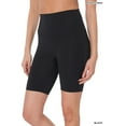 thumbnail image 1 of Zenana Women & Plus Athletic High Rise Wideband Workout Outseam Biker Shorts, 1 of 4